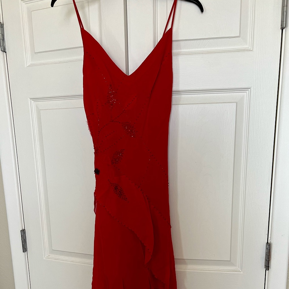 Y2K Vintage Red Mini Dress ❤️‍🔥